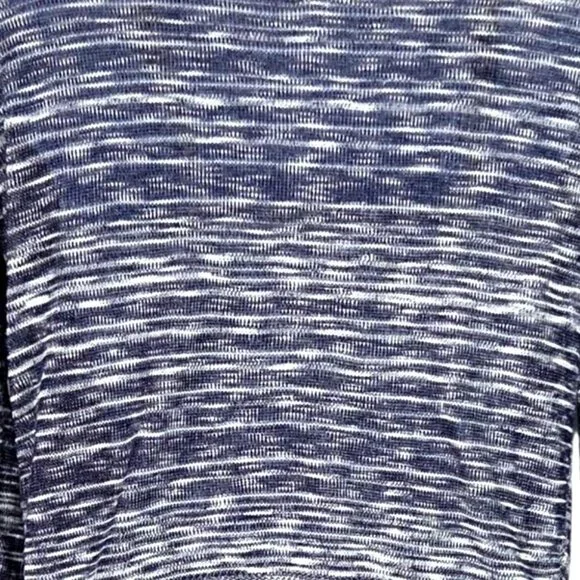 Y2K Vintage Etc... Black White Space Dye Knit Open Front Cropped Cardigan Small - Picture 4 of 6